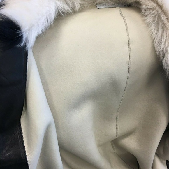 Inès & Maréchal White "Aquavit" Lambskin Coat - Picture 3 of 6
